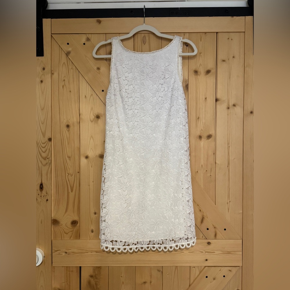 Kate Spade White Floral Lace Mini Dress